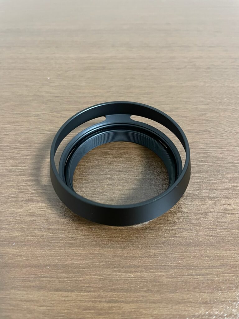 X100V用の丸型レンズフード